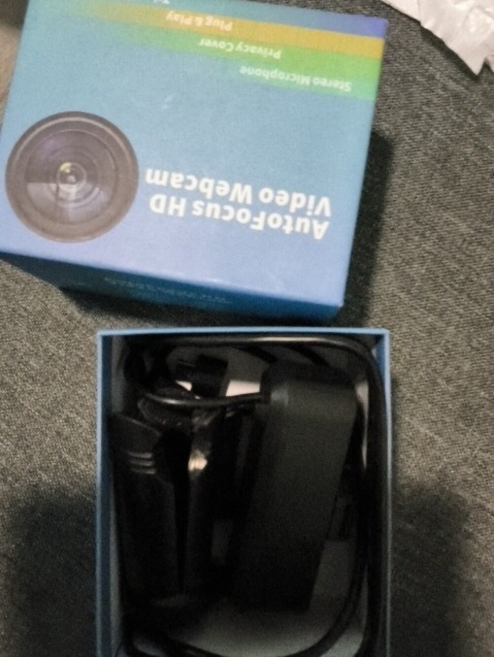 AutoFocus HD Video Webcam - Blue - Picture 2 of 2